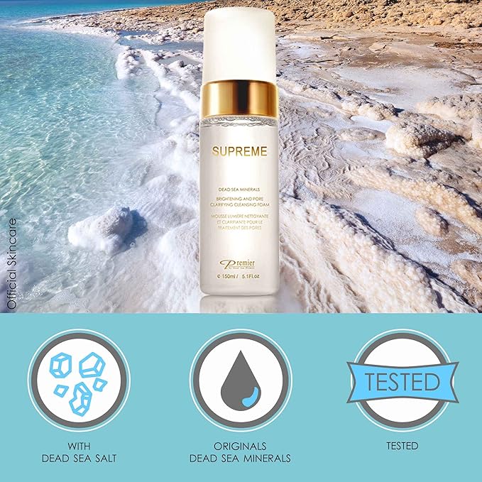 Premier SUPREME Brightening and Pore Clarifying Cleansing Foam 5.1 Fl Oz