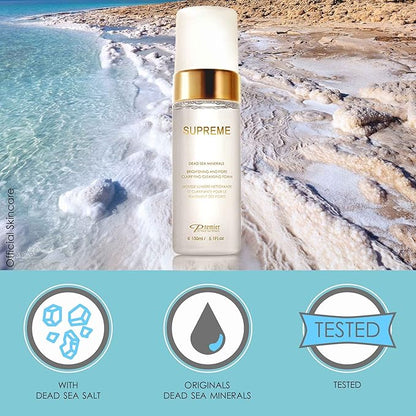 Premier SUPREME Brightening and Pore Clarifying Cleansing Foam 5.1 Fl Oz