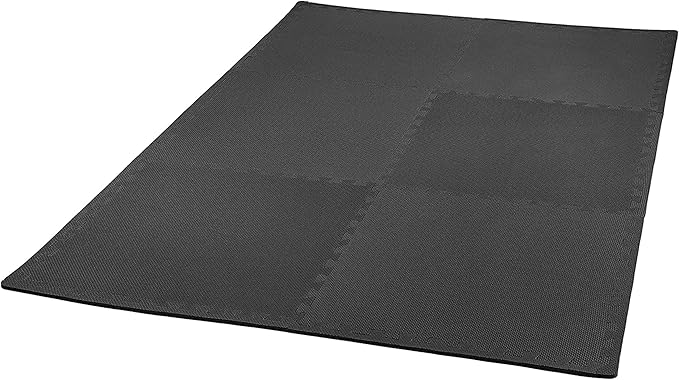 IncStores Fitness Foam Flooring Tiles | Low-Profile Interlocking Foam Tiles for Lightweight Floor Protection in Your Home Gym, Playroom, and More