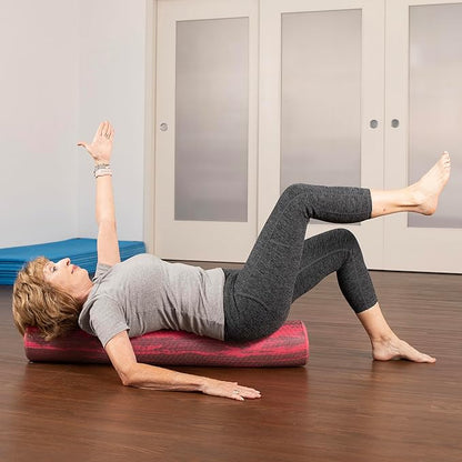 OPTP PRO-Roller Soft Density Foam Roller – Low Density Soft Foam Roller for Physical Therapy, Pilates, Yoga Foam Roll Exercises, and Muscle Recovery - Pink 36" x 6"