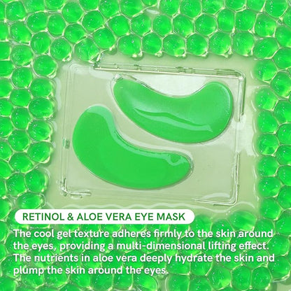 Under Eye Patches with Retinol and Aloe Vera Eye Mask for Dark Circles and Puffiness, Face Mask Skin Care Products 30 Pairs