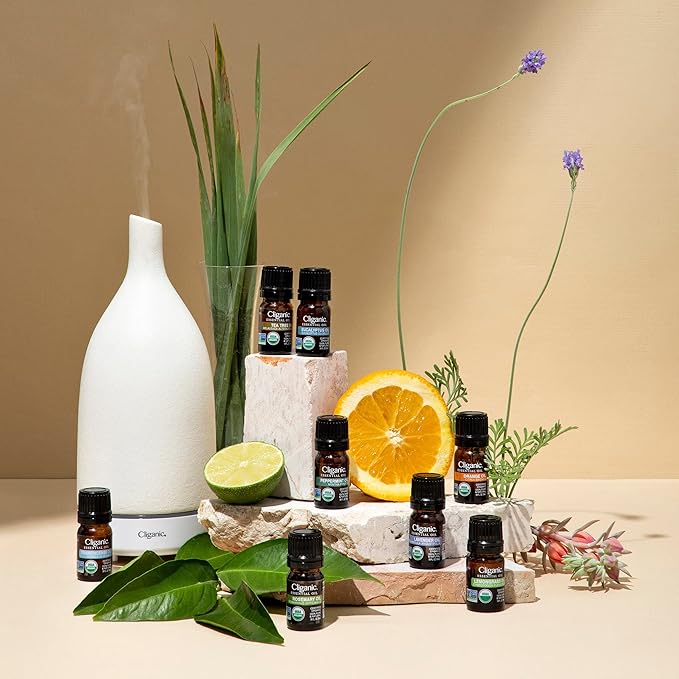 Cliganic Organic Spearmint Essential Oil, 1oz - 100% Pure Natural Undiluted, for Aromatherapy | Non-GMO
