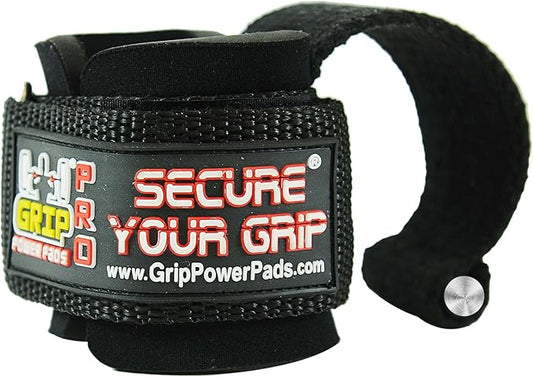 Lifting Dowel Straps Neoprene Padded Wrist Wraps Power Weight Lifting Training Gym Grips Straps Wrist Support Bandage Set of 2 Alternative to Hooks
