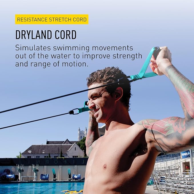 FINIS Dryland Cords - Swim Resistance Bands for Strength & Flexibility - Simulates Swim Strokes - All Ages