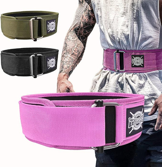Weight Lifting Belt, Weightlifting Belt,Workout Gym Powerlifting Belt 7 inch,Fitness Back Support for Cross Training, Squats, Lunges