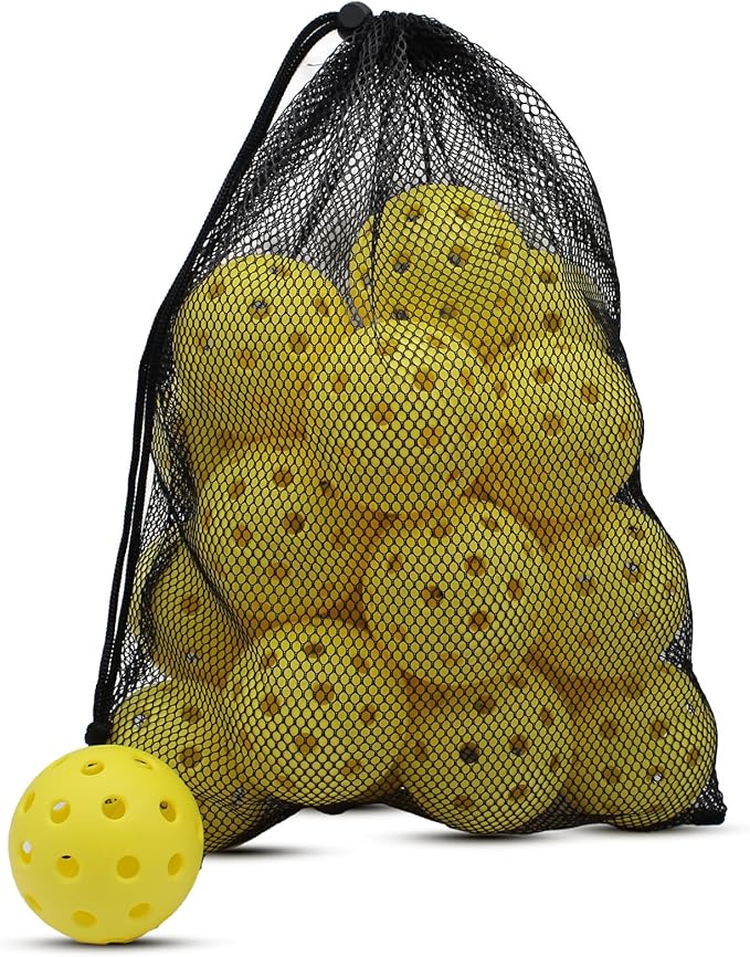 Magicorange Pickleball Balls, 20 Pack USAPA Approved Outdoor Pickleballs, High Elasticity & Durable Pickle Balls