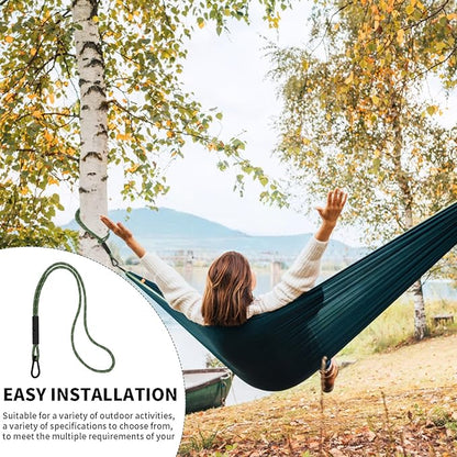 Heavy Duty Tree Swing Ropes, Hammock Tree Straps Hanging Kit, for Outdoor Swings Hammock Playground Set Accessories (3.41ft,41",Green,1Pack)