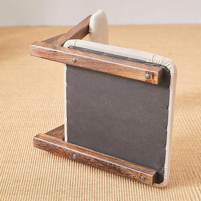 Meditation Chair with Back Support,Japanese Floor Chair,Back Jack for The Floor,Floor Seating,Tatami Floor Seats