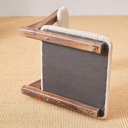 Meditation Chair with Back Support,Japanese Floor Chair,Back Jack for The Floor,Floor Seating,Tatami Floor Seats