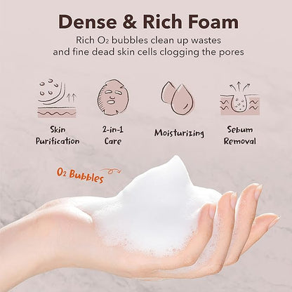 Purederm Deep Purifying Black O2 Bubble Mask Volcanic (10 Pack) - Bubble Face Sheet Mask for Purifying & Deep Cleansing