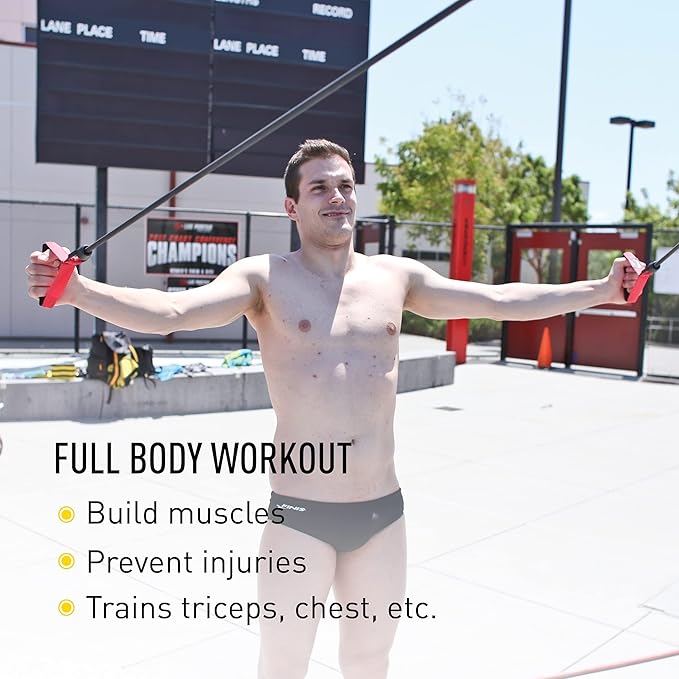 FINIS Dryland Cords - Swim Resistance Bands for Strength & Flexibility - Simulates Swim Strokes - All Ages