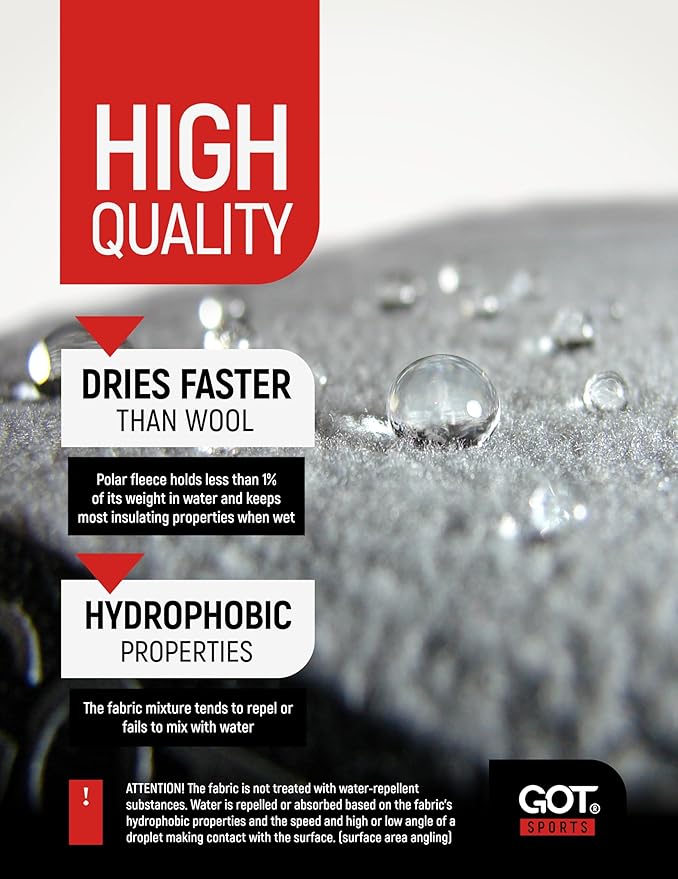 GOT Sports Polar Fleece Neck Warmer - Double-Layer Winter Ski Face Mask - Neck Gaiter Scarf for Skiing, Snowboarding, Running