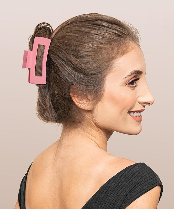 8PCS Hair Clips for Women, Flower Claw Clips for Thick Hair, Non-Slip Hair Accessories with Multi-Styles, Colorful Hair Claw Clips and Variety Pack, Ideal for Girls