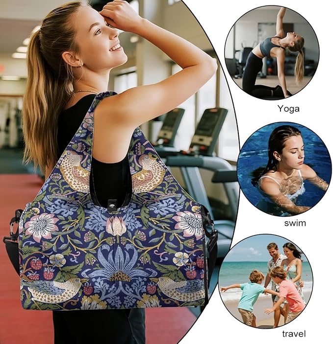 Yoga Mat Bag for Women Men Large Carryall Tote with Adjustable Shoulder Strap for Gym Yoga Travel Pilates Office
