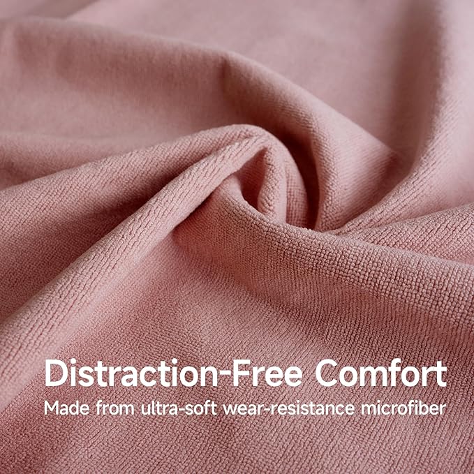 Yoga Mat Towel - Non-Slip Microfiber for Hot Yoga & Pilates | Super Absorbent, Lightweight & Machine Washable 72"x25" (2 Pack Pink)