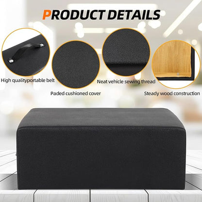 FAHKNS Portable Pilates Reformer Sitting Box, Non-Slip Pilates Sit Boxs for Home Workout, Pilates Exercise Accessories for Pilates Refomer/Board, Posture Correction