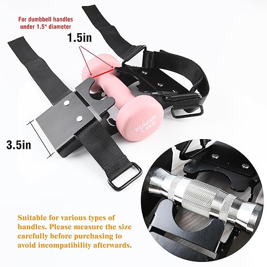 VAIIO Ankle Straps for Dumbbells, Tibialis Trainer, Adjustable Ankle Weights, Workouts at Home for Hip Flexors, Shin Splint, Hamstring Curls for Women and Men, 1pcs