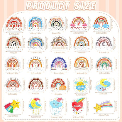 Crtiin 50 Pieces Anxiety Sensory Stickers for Anxiety Relief Items Mental Health Stickers Fidget Textured Strips for Office Classroom Desk Relieve Adult Stress
