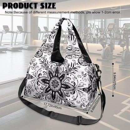 Yoga Mat Bag for Women Men Large Carryall Tote with Adjustable Shoulder Strap for Gym Yoga Travel Pilates Office