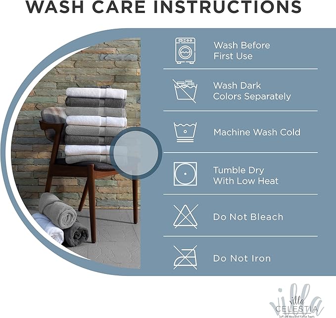 100% Cotton Hand Towel Set of 4, (16 x 28 inches) Sustainable, Soft, Highly Absorbent, Quick Drying, Combed Cotton Hand Towels Pack of 4 Ideal for Hotels, Spa, Bathroom, Dorm, Blue