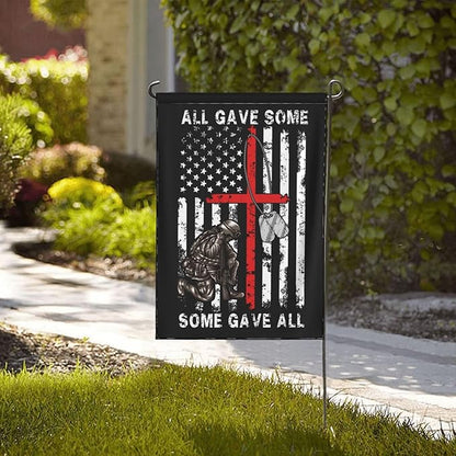 Flag 4th of july ALL GAVE SOME Flag MEMORIAL DAY Flags for Outside 12.5x18 Inch Garden Flag Farmhouse Yard Indoor/Outdoor Decoration Banner Decor Gifts