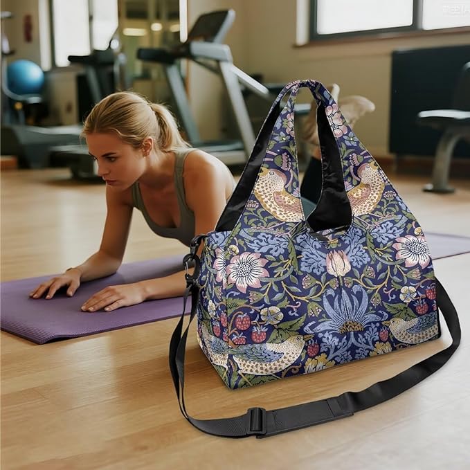 Yoga Mat Bag for Women Men Large Carryall Tote with Adjustable Shoulder Strap for Gym Yoga Travel Pilates Office
