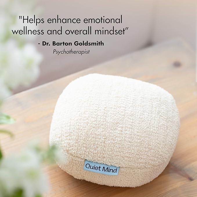Quiet Mind 1.5 lb Weighted Stress Squeeze Ball – Soft Squishy Fidget Gadget for Adults – Help Relieve Stress, Anxiety, Tension - Promotes Focus, Clarity - Sensory Ball for Desk, Office, or Home Use