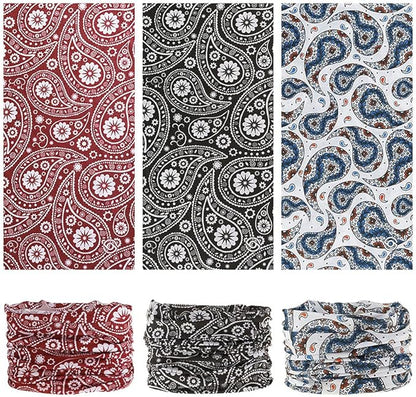 Headband Neck Gaiter Head Wrap Headwear Face Mask Magic Scarf Bandana for Men and Women