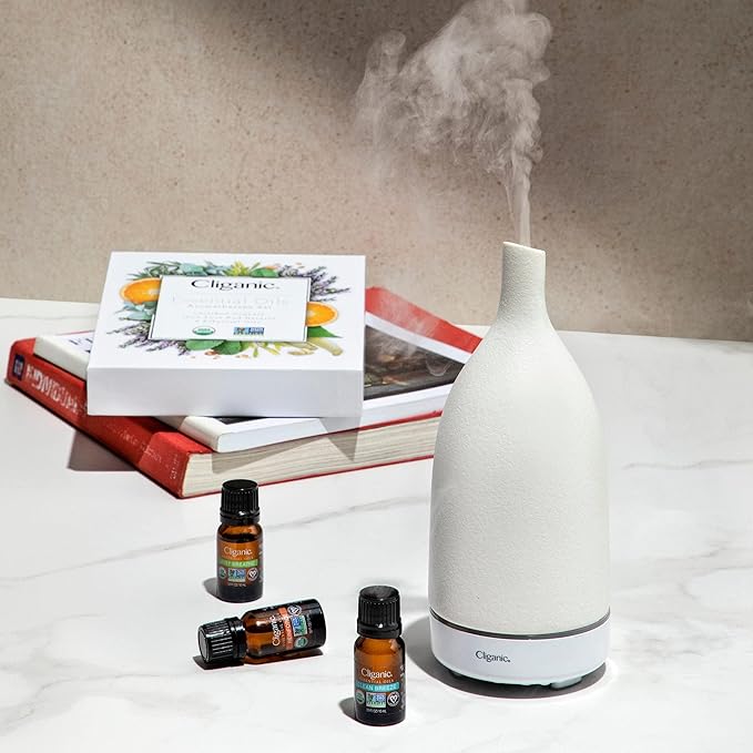 Cliganic Organic Bergamot Essential Oil, 100% Pure Natural for Aromatherapy | Non-GMO Verified (Packaging May Vary)