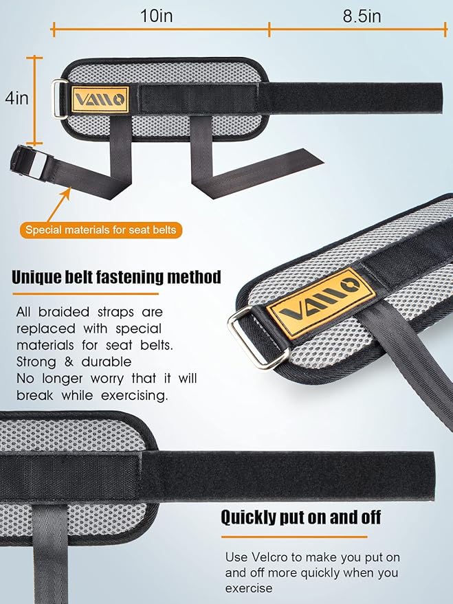 VAIIO Adjustable Weight Dumbbell Ankle Straps, Ankle Bands for Working Out Booty Workouts-Kickbacks, Leg Extensions, Lower Body Strength Training, Pelvis Muscle Exerciser for Men and Women