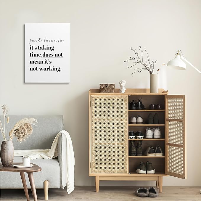 XWELLDAN Inspirational Motivational Office Framed Canvas Wall Art Decor, Wall Art for Office,11x14 Inches