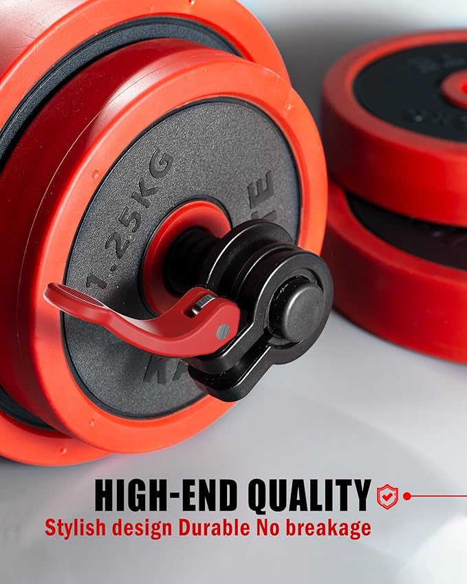 Mini Pro Barbell Clips 1 inch I Multi-Size Adjustable Barbell Collar I 1 inch Barbell ClampsIQuick Release Weight Clips Pair of Locking for Dumbbell Bar