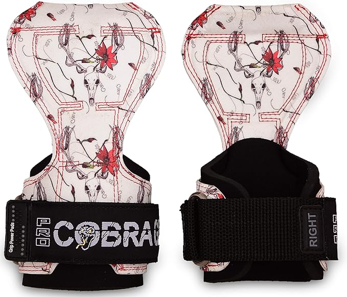 Cobra Grips PRO Weight Lifting Gloves Heavy Duty Straps Alternative Power Lifting Hooks for Deadlifts Adjustable Neoprene Padded Wrist Support Bodybuilding
