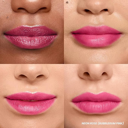 Wonderskin Wonder Blading All Day Lip Stain Peel Off Masque - Long Lasting, Waterproof and Transfer Proof Pink Lip Tint, Matte Finish Peel Off Makeup (Neon Rose Masque)