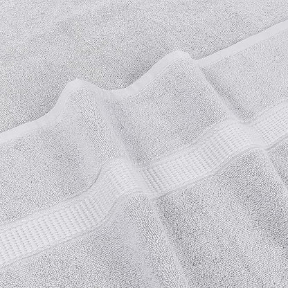 Utopia Towels Luxurious Jumbo Bath Sheet 2 Piece, 600 GSM, 35 by 70 Inches, 100% Ring Spun Cotton, Highly Absorbent and Quick Dry Extra Large Bath Towel, Super Soft Towel, Silver
