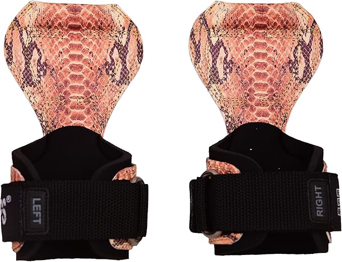 Cobra Grips PRO Weight Lifting Gloves Heavy Duty Straps Alternative Power Lifting Hooks for Deadlifts Adjustable Neoprene Padded Wrist Support Bodybuilding