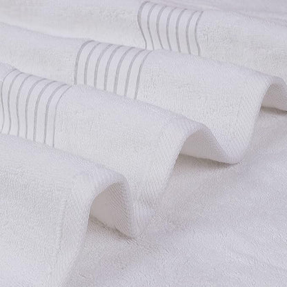 Utopia Towels 4 Pack Bath Towels Set, 27 by 54 Inches, 100% Ring Spun Cotton, Quick Dry, Highly Absorbent, Soft Feel Towels, Perfect for Daily Use, White