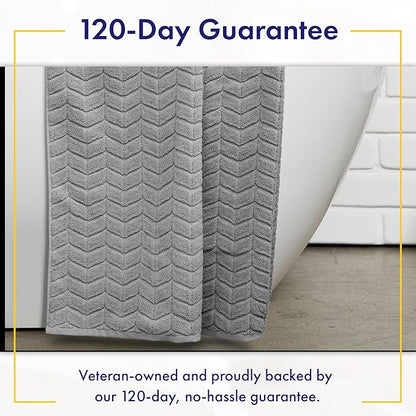 Ultra Soft & Stylish 700 GSM Luxury Bath Towels - 100% Zero-Twist, Long-Staple Cotton - Remarkably Absorbent & Quick Drying - 6 Piece Towel Set (Pewter Grey)