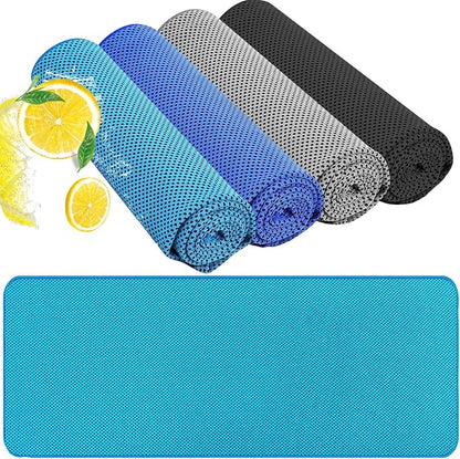 Cooling Towels for Neck/Face Ice Towel Cooling Neck Wraps for Hot Weather Sweat Towels Microfiber Chilly Towel cold Rags Soft Breathable Quick Dry for Indoor /Outdoor/Yoga/ Gym/Working out（40''x12''）