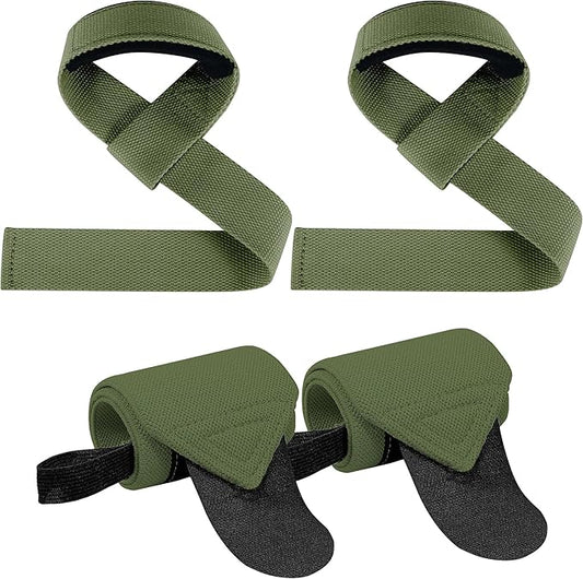 Lifting Straps Wrist Wraps Weightlifting Training: Heavy Duty Gym Support for Men Women Boost Grip Wrist Stability