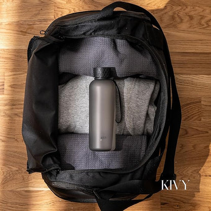 KIVY Tritan Water Bottle 2nd Generation (Ash Black, 22oz)