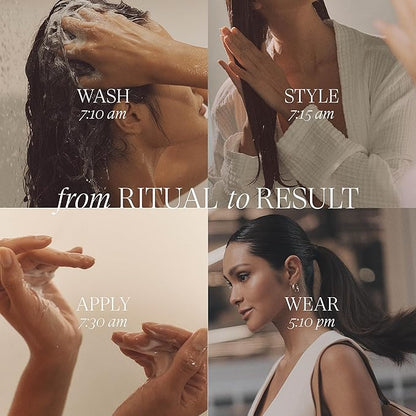 L'ANZA Healing Style Smoother Balm, New & Improved Keratin Hair Treatment & Hair Straightener Serum, Heat Protection & Anti Frizz Formula, for Curly, Frizzy & Wavy Locks