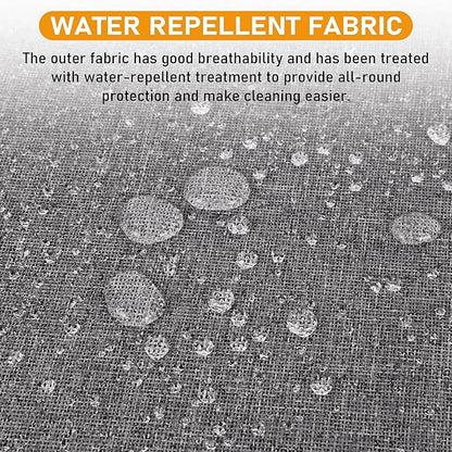 Floor Chair with Water Repellent Fabric 14-Position Adjustable Floor Chair with Back Support Portable Floor Seat for Adults Foldable Meditation Seat with Washable Cover (Dark Grey)