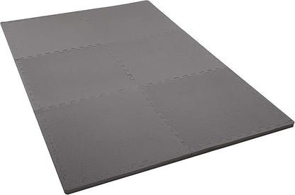 IncStores Fitness Foam Flooring Tiles | Low-Profile Interlocking Foam Tiles for Lightweight Floor Protection in Your Home Gym, Playroom, and More