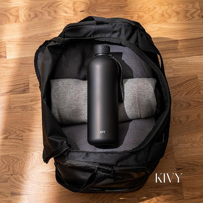 KIVY Tritan Water Bottle 2nd Generation (Dark Black, 50oz)