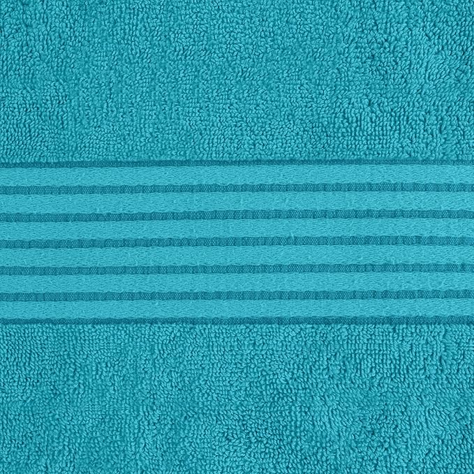 Utopia Towels 4 Pack Bath Towels Set, 27 by 54 Inches, 100% Ring Spun Cotton, Quick Dry, Highly Absorbent, Soft Feel Towels, Perfect for Daily Use, Turquoise