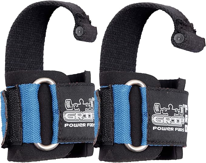 Lifting Dowel Straps Neoprene Padded Wrist Wraps Power Weight Lifting Training Gym Grips Straps Wrist Support Bandage Set of 2 Alternative to Hooks