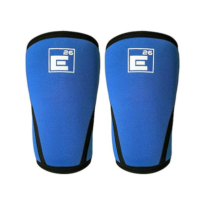 Element 26 Knee Sleeves for Weightlifting (Sold as a Pair) - 6mm Premium Neoprene for Compression, Mobility, and Warmth - Compression Sleeve for Functional Fitness, Squats, Deadlifts (X-Large, Blue)