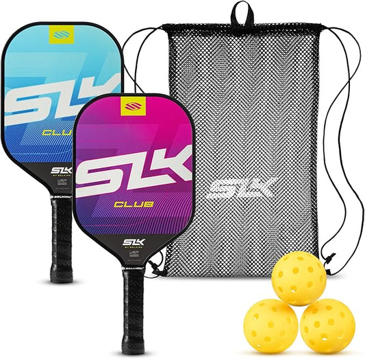 Selkirk Sport SLK Pickleball Paddles Set of 2 | Designed in The USA | Choose The SLK Neo Graphite, SLK Neo Fiberglass Pickleball Set or SLK Atlas Pickleball Bundle