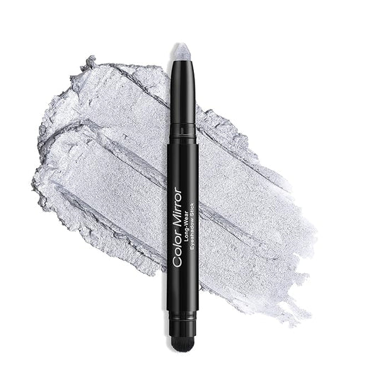 Longwear Cream Eye Shadow Sticks(21 Star Shimmer), Smudge-Proof, Waterproof Eyeshadow,Silky Formula Glitter With Makeup Brush,Silk Eyeshadow Stick